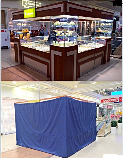 Пошив чехлов для торгового оборудования Пошив чехлов для торгового оборудования